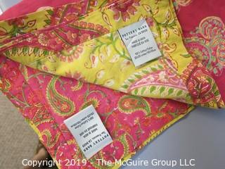 Housewares: Pottery Barn Indian Cotton Print Fabric bolts; , 