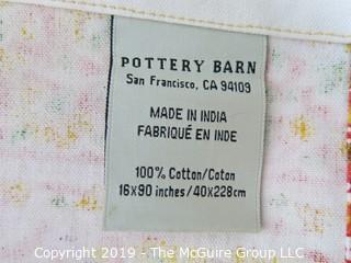 Housewares: Pottery Barn Indian Cotton Print Fabric bolts; , 