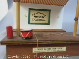 Collectable: Art: two miniature store shops; Caroline Watt Designs England