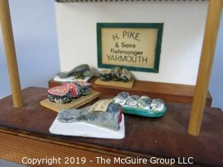 Collectable: Art: two miniature store shops; Caroline Watt Designs England