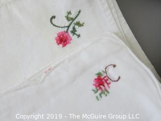 Housewares: embroidered napkins and table runners