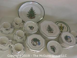 Housewares: Nikko Set of Christmastime Dinnerware review all photos for plate count