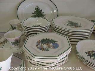 Housewares: Nikko Set of Christmastime Dinnerware review all photos for plate count