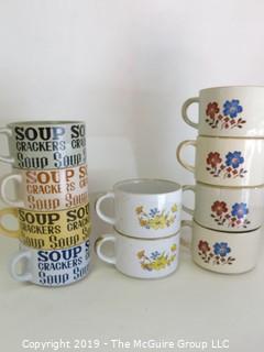 Housewares: Collection of 10 Soup Bowls