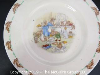 Housewares: Collectable: Royal Doulton - Bunnykins- 2 plates, 2 bowls and 2 cups 