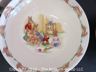 Housewares: Collectable: Royal Doulton - Bunnykins- 2 plates, 2 bowls and 2 cups 