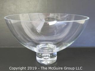 Housewares: Collectable: Cut Crystal Clear Bowl