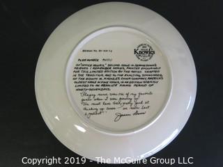 Housewares: Collectable: Set of (4) Collector Wall Plates