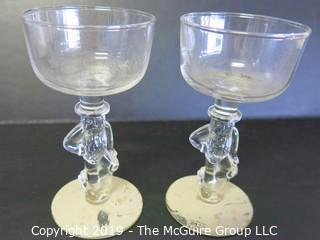 Housewares: Collectable: Advertising: Pair of Vintage Planter's Peanut Stems (dirty)$$$