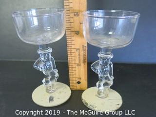 Housewares: Collectable: Advertising: Pair of Vintage Planter's Peanut Stems (dirty)$$$