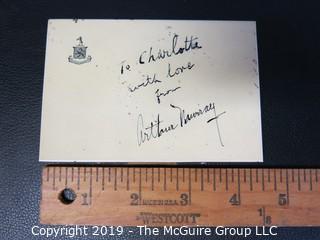 Collectable: Arthur Murray INSCRIBED ladies compact 3 