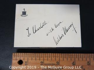 Collectable: Arthur Murray INSCRIBED ladies compact 2