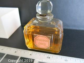 Collectible: "Bellodgia Caron" Perfume Bottle; with box $$$