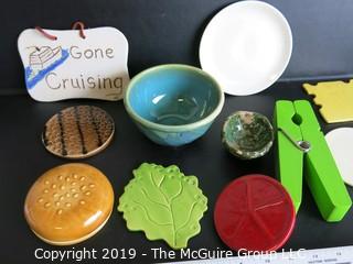 Collectable: Eclectic Collection of Mostly Ceramics including Food