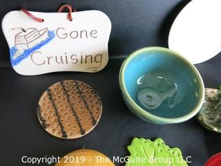 Collectable: Eclectic Collection of Mostly Ceramics including Food