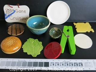 Collectable: Eclectic Collection of Mostly Ceramics including Food