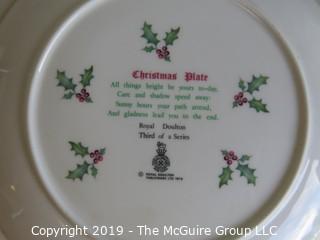 Collectable: 1979 Royal Doulton Christmas Plate in Original Packaging 