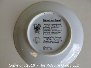 Collectable: Hansel and Gretel German Collector Plate; The Bradford Exchange boxed