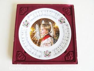 Collectable: 1988 Royal Doulton Christmas Plate in Original Packaging 