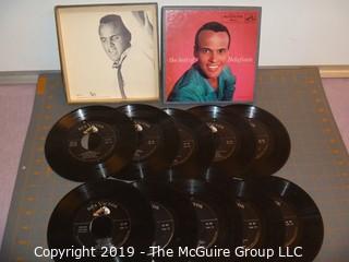 Music: Records: 45 rpm 10 record set Harry Belafonte NM