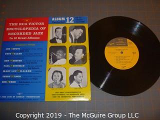 Music: Records: RCA Encyclopedia of Recorded Jazz - 12 record set, NM 10" 33.3 rpm