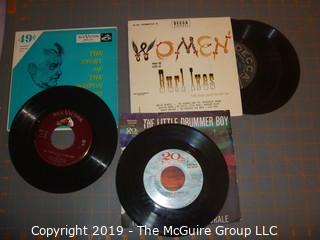 Music: Records: 45 rpm - 3 record grouping NM