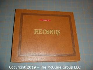 Music: Records: 45 rpm collection of 1950's Bawdy tunes in album case