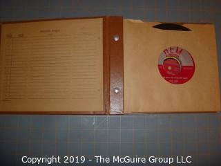 Music: Records: 45 rpm collection of 1950's Bawdy tunes in album case