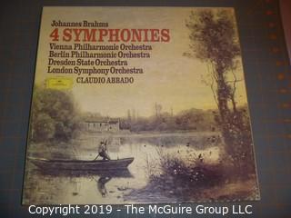 Music: Records: Classical: 33.3 rpm, 4-record set NM Brahms Symphonies DDG