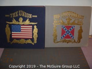 Music: Records: 33.3 rpm: historical music and booklets: The Union & The Confederacy NM Columbia Records