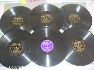 Music: Records: 78 rpm: 2 multi record albums of 50's Jazz