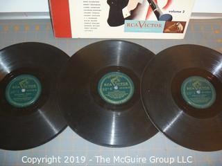 Music: Records: 78 rpm: 2 multi record albums of 50's Jazz