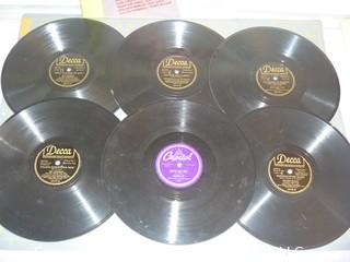 Music: Records: 78 rpm: 2 multi record albums of 50's Jazz