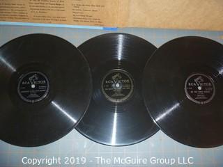 Music: Records: 78 rpm: 3 record album Hank Snow Favorites