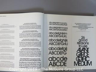 Book: Graphic Design: "The ITC Typeface Collection"; 1980