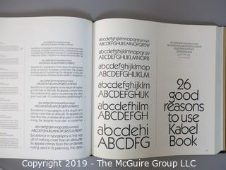 Book: Graphic Design: "The ITC Typeface Collection"; 1980