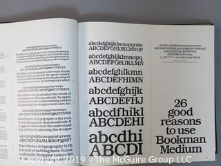 Book: Graphic Design: "The ITC Typeface Collection"; 1980