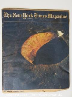 Collectable: Magazine: Apollo: The New York Times Magazine; Nov. 9, 1969