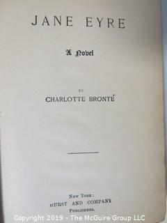 Book Title: "Jane Eyre" by Charlotte Bronte; published by Hurst and Company; New York