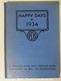 Book Titles: "Breaking News"; "Happy Days in 1934" and  "Growing with Washington"