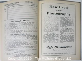 Book Titles: "Breaking News"; "Happy Days in 1934" and  "Growing with Washington"