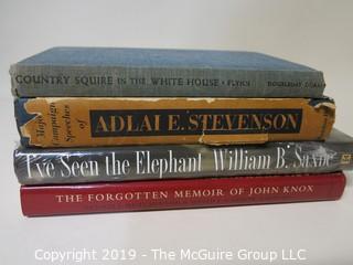 Collection of Hardback Books (x4) - Adlai Stevenson