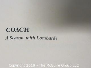 Book Title:"Coach: A Season with Lombardi"; by Tom Dowling; 1970