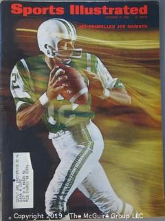 Collectable: Magazine: Sports: 1966 Sports Illustrated featuring Joe Namath