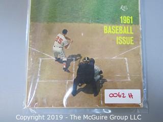 Collectable: magazine: Sports: 1961 Sports Illustrated Baseball Issue