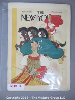 Collectable: Magazine: 1936 New Yorker Cover