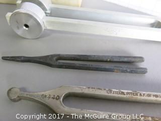 Collection including several tuning forks