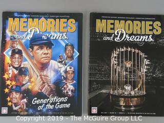 Collectable: Sports: (38) Volumes of "Memories and Dreams"; the Official Magazine of the Baseball Hall of Fame