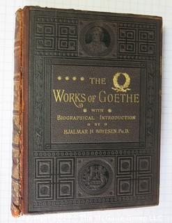 The Works of Goethe; 5 Leather covered volumes 