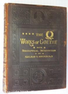 The Works of Goethe; 5 Leather covered volumes 